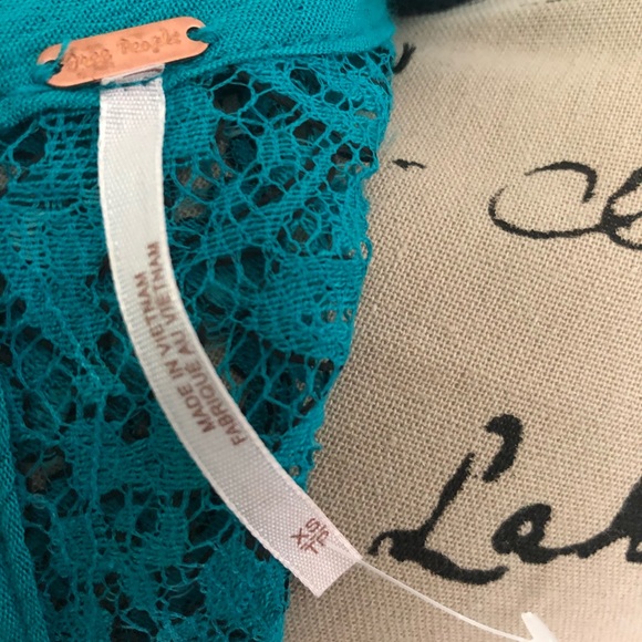 💚Free People lace top - Picture 7 of 9